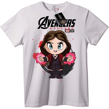 NOONEBRAND Тениска Avengers Endgame Уанда Chibi - 2XL, White