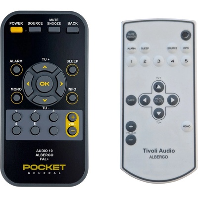 GENERAL TIVOLI AUDIO Albergo, Albergo+ - дистанционно управление дубликат (Albergo, Albergo+)