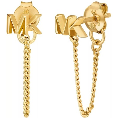 Michael Kors Fashion pozlátené visiace náušnice Premium MKC1782710