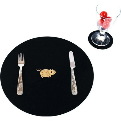 Chic By Pig Prostírání na stůl For your Lucky Dining 35x35 cm prostírání s prasátkem