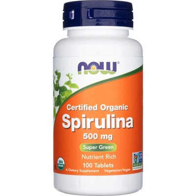 Now Foods Spirulina 500 mg 100 tabliet