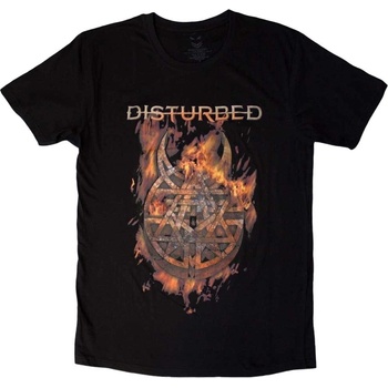 Disturbed Риза Burning Belief Unisex Black L (DISTTS04MB03)