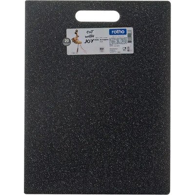 Rotho ДЪСКА ЗА РЯЗАНЕ 36.5 x 27.5 cm granit СИВО rotho (7610859192837)