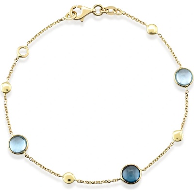 Lillian Vassago Zlatý náramek s topazem LLV22-GB020YBT