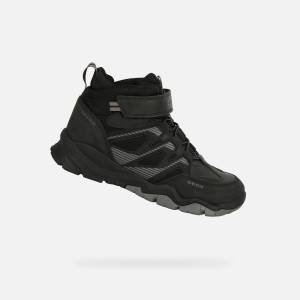 Geox Черни момчешки маратонки Geox Montrack B ABX Geox | Cheren | Момчешки | 28