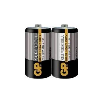 GP Batteries Цинк карбонова батерия SUPERCELL 13S-S2, R20, 2 бр. в опаковка/ shrink, 1.5V, GP-BM-13S-S2