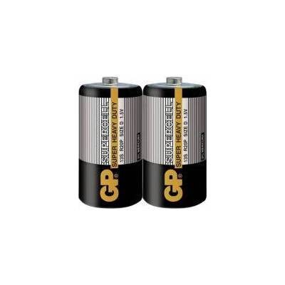 GP Batteries Цинк карбонова батерия SUPERCELL 13S-S2, R20, 2 бр. в опаковка/ shrink, 1.5V, GP-BM-13S-S2