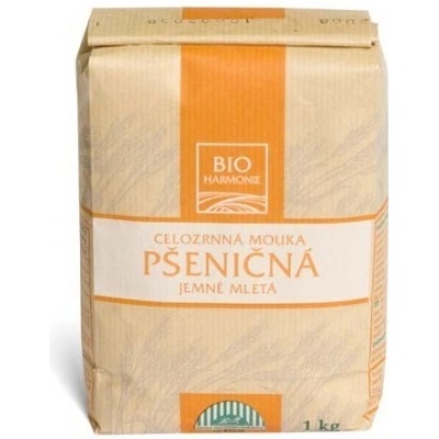 Bioharmonie Pšeničná mouka celozrnná jemně mletá Bio 25 kg