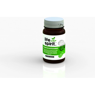 Life Spirit VasculaGuard Kapsulový Doplnok Stravy, Obsahujúce Extrakt z Húb s Alicínom a Koenzýmom Q10 60 ks