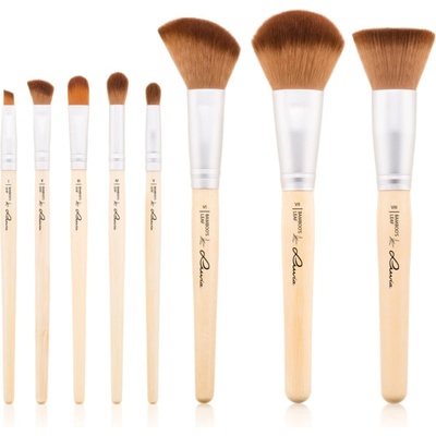 Luvia Cosmetics Bamboo’s Leaf Brush Set комплкет четки с калъф