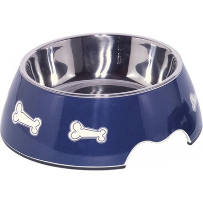 Nobby nerezová miska BONE s melamínovým obalom 0,7 l