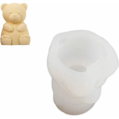 Manumi Silikónová forma na odlievanie kreatívnej hmoty medvedík 55x56x72mm - 1 ks