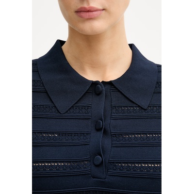 Blugirl Blumarine тениска с яка дамска от вискоза (RA6052.MA89R)