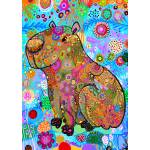 Enjoy - Puzzle Patterned Capybara - 1 000 piese