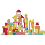 Classic World Образователен конструктор с различни видове дървени блокчета - toytown
