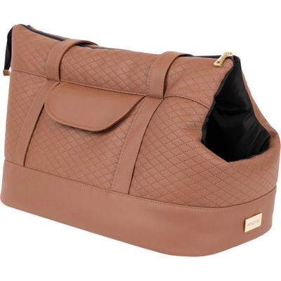 Amiplay Přepravní taška pro psy PARIS hnědá L 42 x 26 x 30 cm