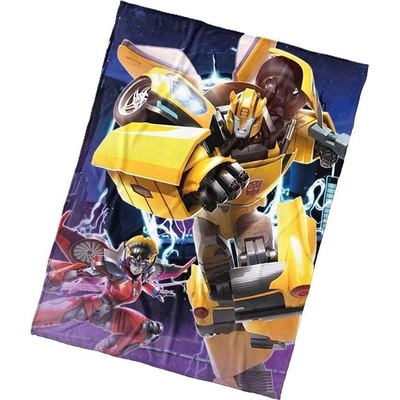 Kaptan Dětská deka Transformers Bumblebee a Windblade