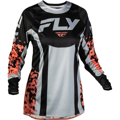 Fly Racing Lite Flake 2027 dámsky čierna/sivá/coral