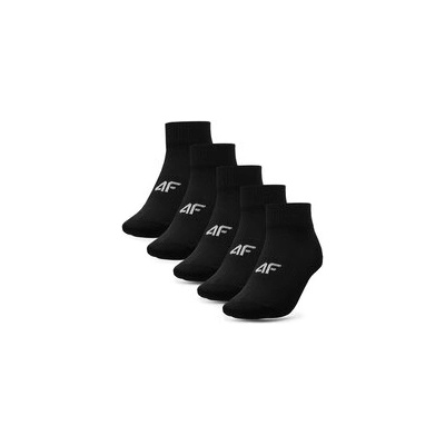 4F Комплект 5 чифта къси чорапи дамски 4fwaw23usocf216 Черен (4fwaw23usocf216)