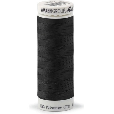 Prima-obchod Polyesterové elastické nitě Seraflex Mettler návin 130 m, barva 4000 černá