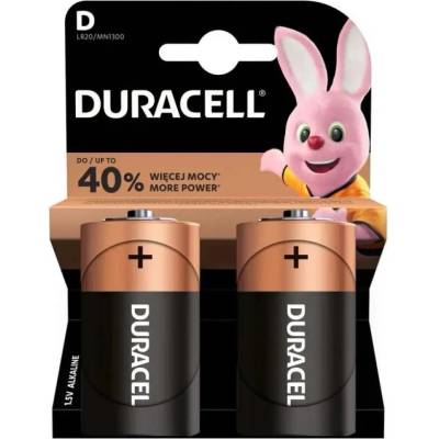 Duracell Алкална батерия duracell lr20 d /2 бр. в опаковка/ 1.5v (dur-ba-lr20-basic)