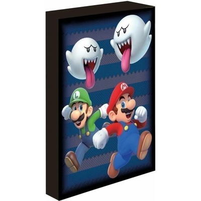 Obraz LED svítící Super Mario, 30x40 cm