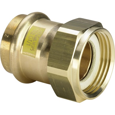Viega Преход холендрова гайка SC 22 x 3/4, Bronze / (gas) shiny