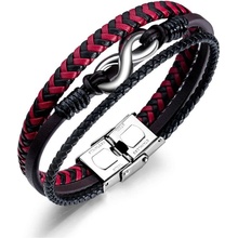 Titan Jewerly pánský ocelový náramek Love Red Červený PH1327