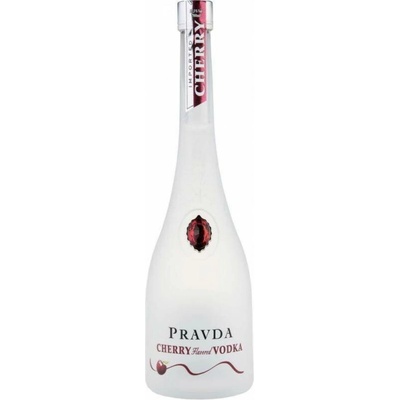 Vodka Pravda Cherry 37,5% 0,05 l (holá láhev)