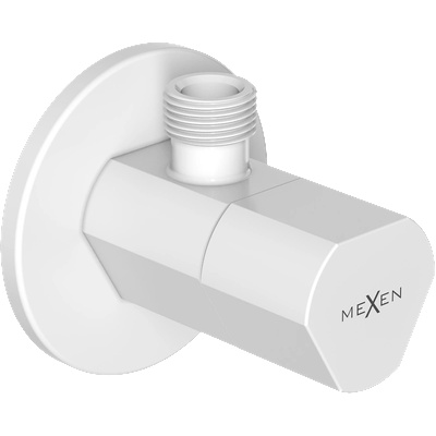Mexen T ъглов вентил към батерия 1/2"x3/8", бял - 79973-20 (79973-20)