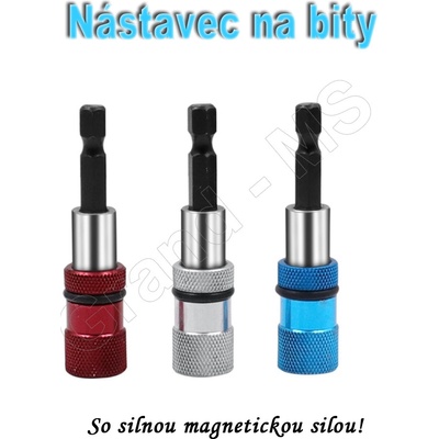 Rýchlovýmenný magnetický šesťhranný držiak bitov