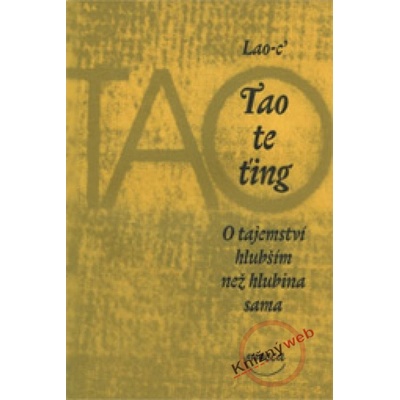 Tao te ťing váz. - 3. vyd. - Lao-c´