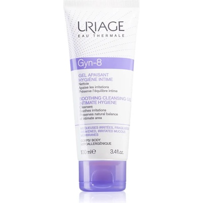 Uriage Gyn-Phy Gyn-8 Soothing Cleansing Gel Intimate Hygiene гел за интимна хигиена за раздразнена кожа 100ml