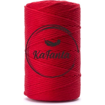 Macrame priadza KaFanta PREMIUM 3mm/100m - classic red