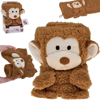 JOKO deka Cuddly Monkey Pink