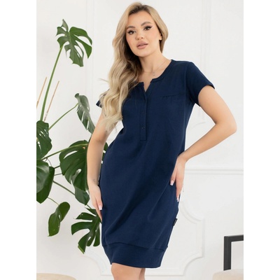 Materská nočná košeľa Sunny Navy