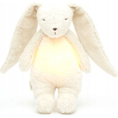 Moonie usínáček s melodií a světlem zajíček organic rose FBB0426 – Zboží Mobilmania