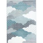 Ayyildiz Синьо-сив детски килим 160x230 cm Bambi - Ayyildiz Carpets (BAMBI1602300820BLUE)