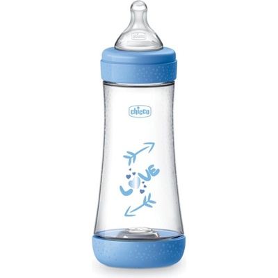 Chicco Perfect 5 kojenecká láhev Fast Flow Blue 300 ml