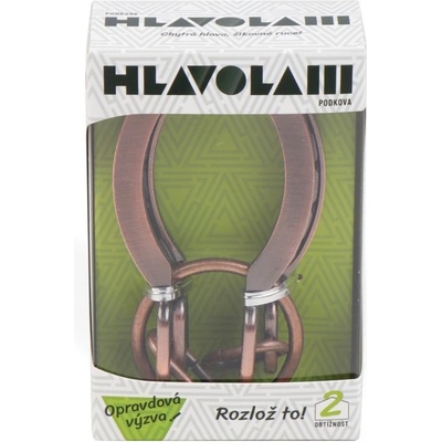 Kovový hlavolam Podkova