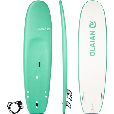 OLAIAN Pěnový surf 100 7'5" s leashem a 3 ploutvičkami – Zboží Dáma