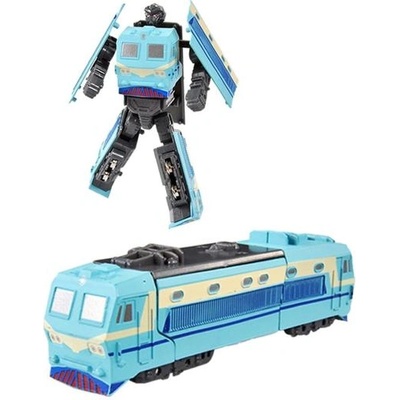 Rappa Метален робот разглобяем локомотив синьо