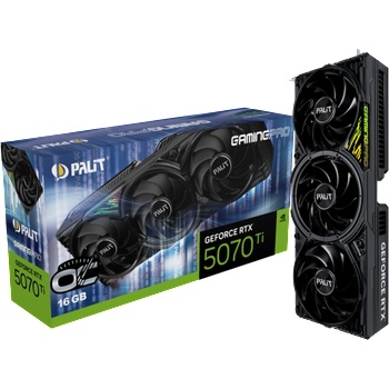 Palit GeForce RTX 5070 Ti GamingPro OC V1 16GB GDDR7 256bit (NE7507TS19T2-GB2031Y)
