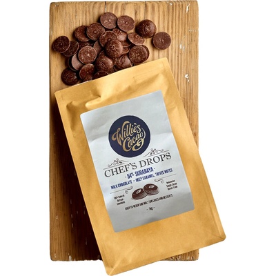 Willie's Cacao 54% mléčné čokoládové čočky Surabaya 1 kg
