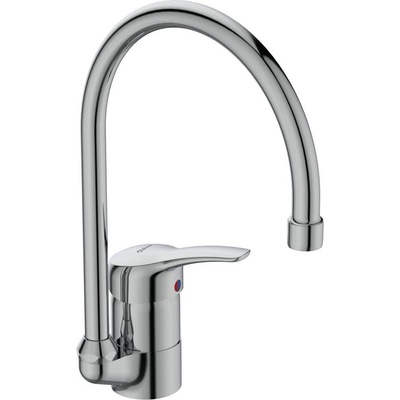 Vidima Стоящ смесител за кухня, SevaS, Vidima, BC394AA, с тръбен чучур (BC394AA)