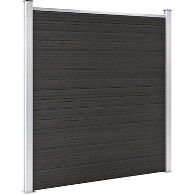 Nabytek XL Plotový dílec WPC 180 x 186 cm černý