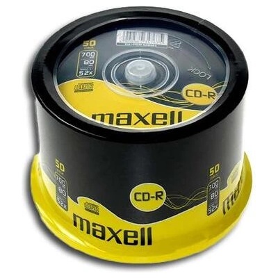 Maxell CD-R80 MAXELL cake box wrapped, 700MB, 52x, 50 бр (ML-DC-CDR80-50-CAKE)