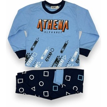 Chlapčenské pyžamo Athena tyrkysové
