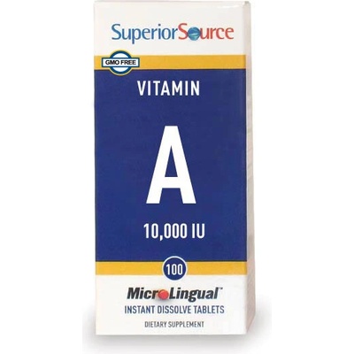 Витамин A , 3000 mg х 100 сублингвални таблетки Superior Source (90530 SS)
