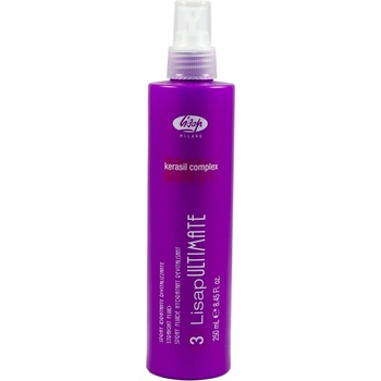 Lisap Ultimate Straight Fluid fluid pro vyhlazení vln sprej pod žehličku tepelná ochrana vlasů 250 ml